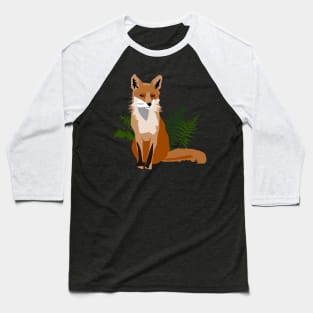 Fox and fern Baseball T-Shirt